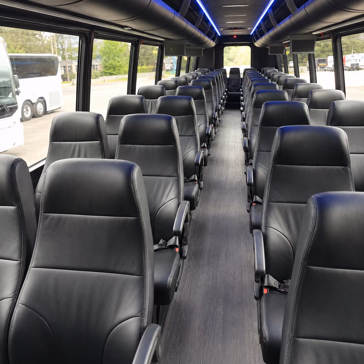 28 passenger minibus interior