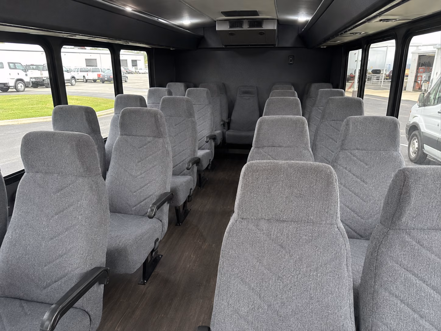 arlington 18 passenger minibus inside