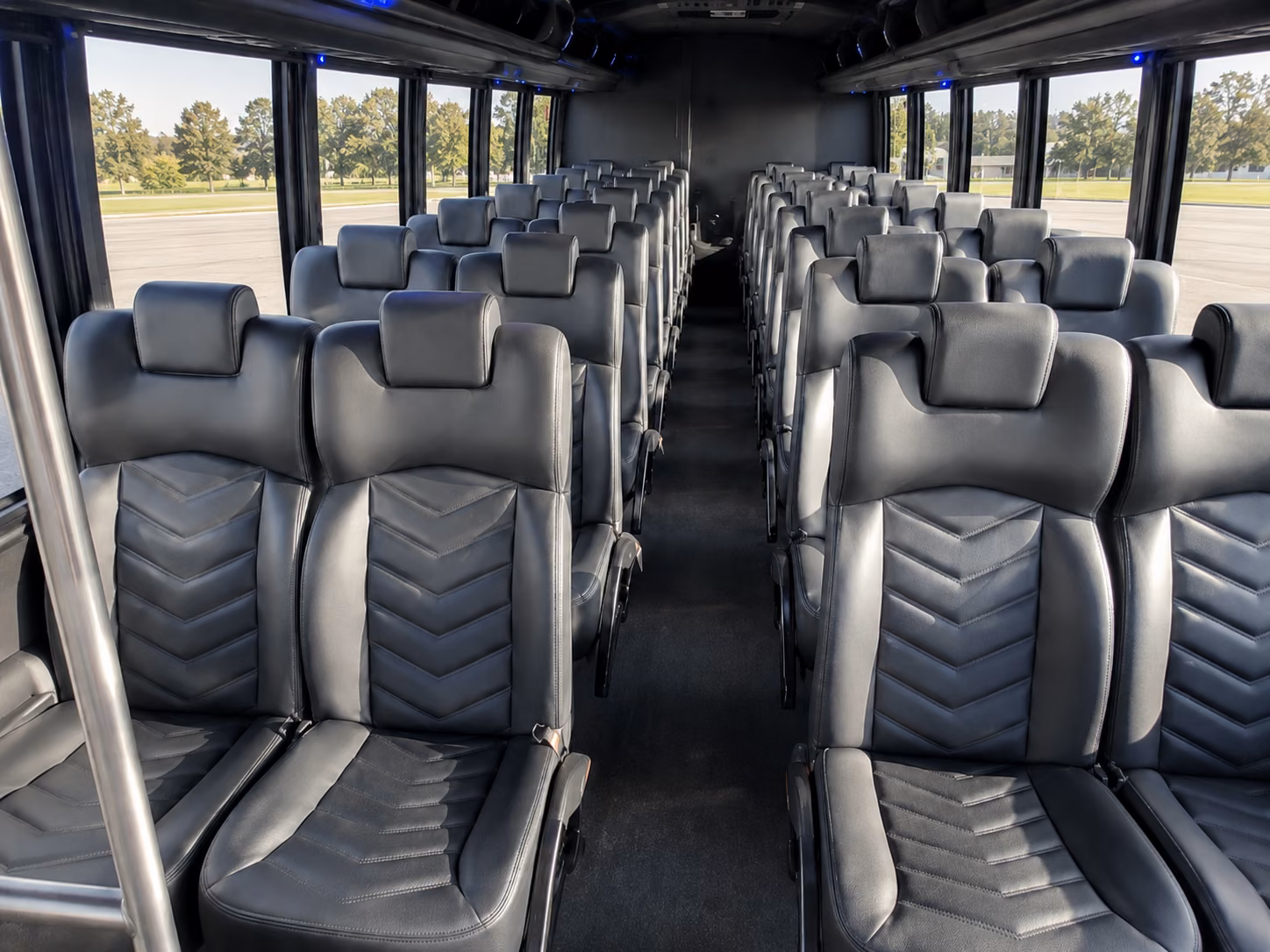 arlington 18 passenger minibus interior