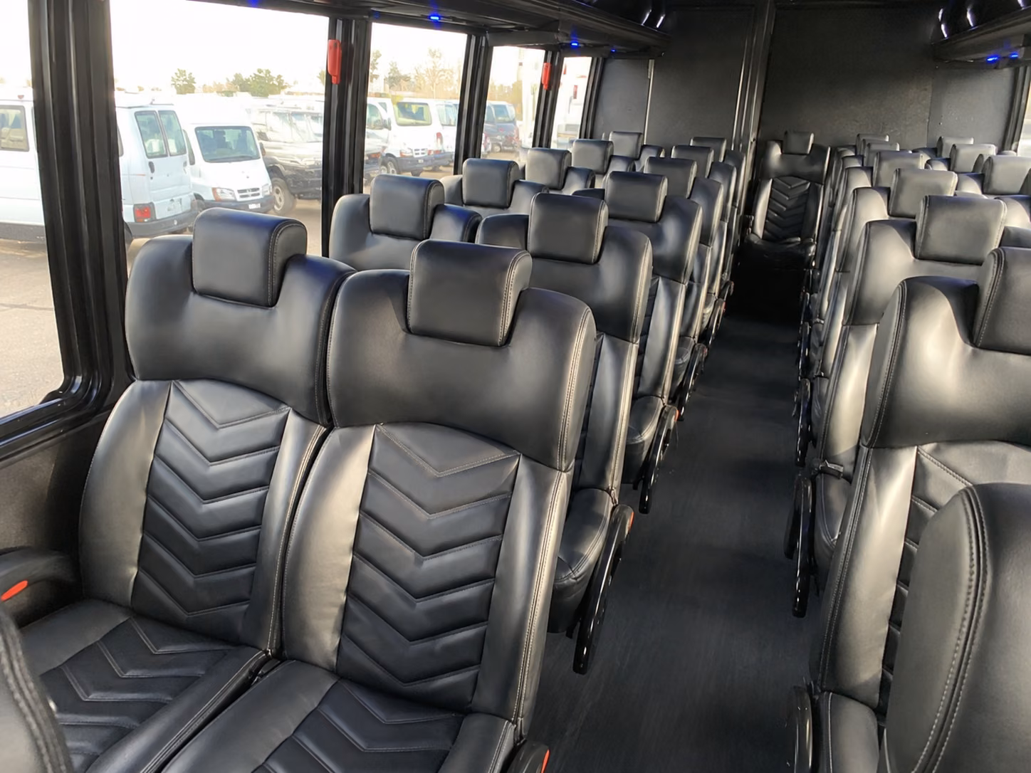 arlington 20 passenger minibus inside