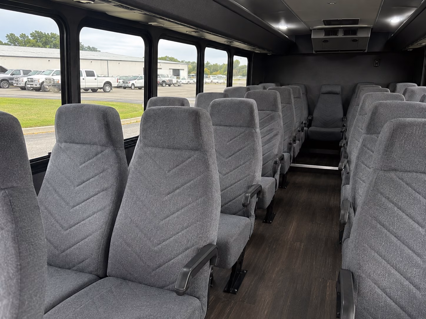 arlington 20 passenger minibus interior
