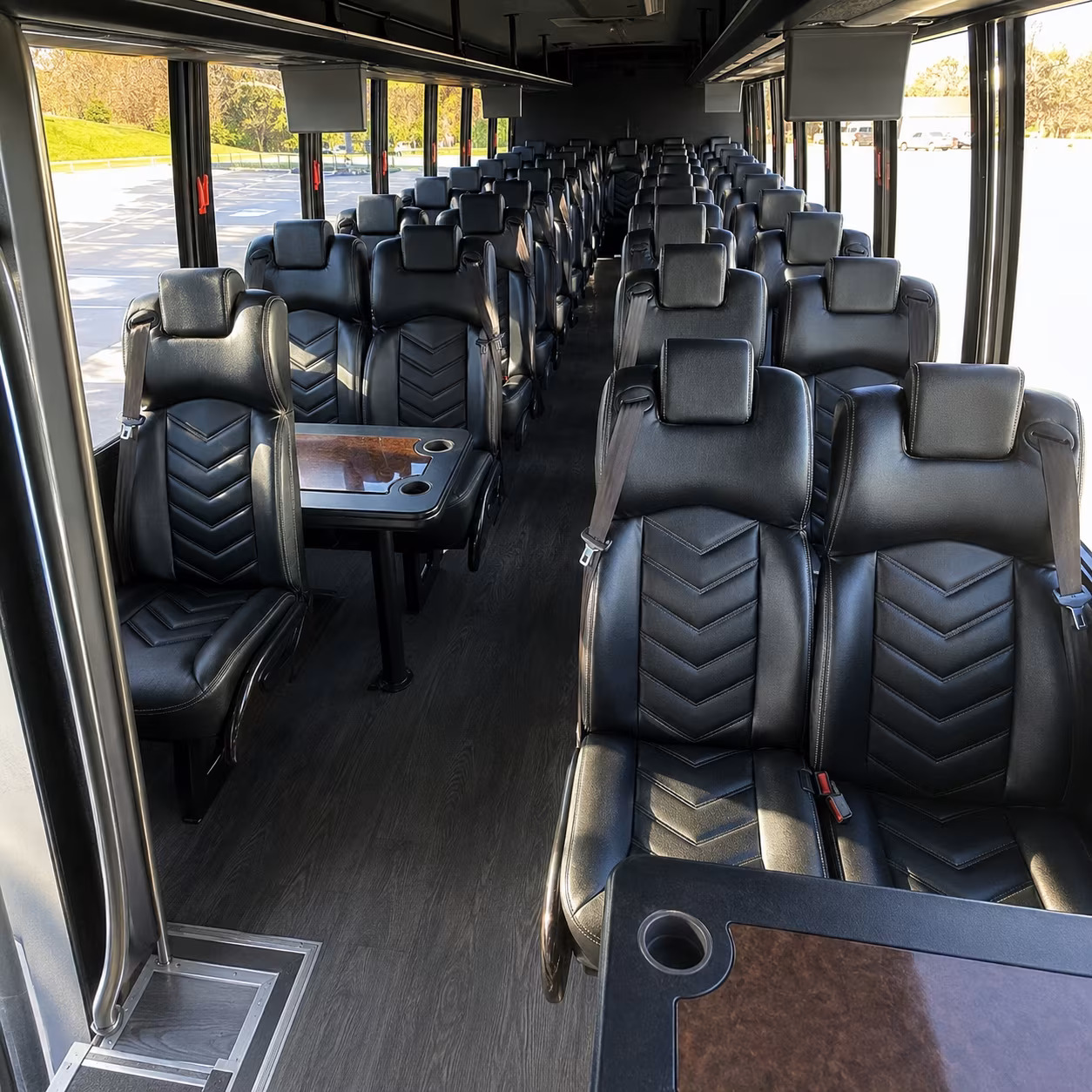 arlington 30 passenger minibus interior