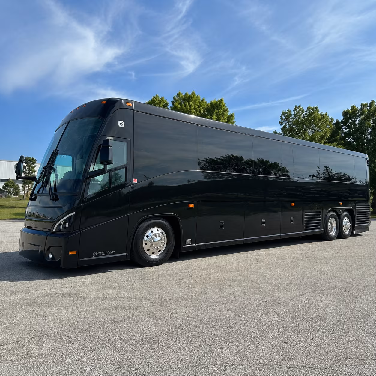 arlington 47 passenger charter bus