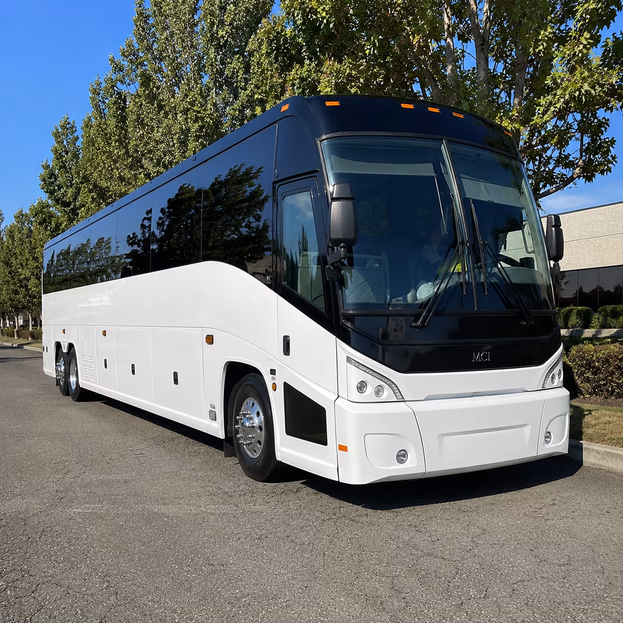 arlington 50 passenger charter bus