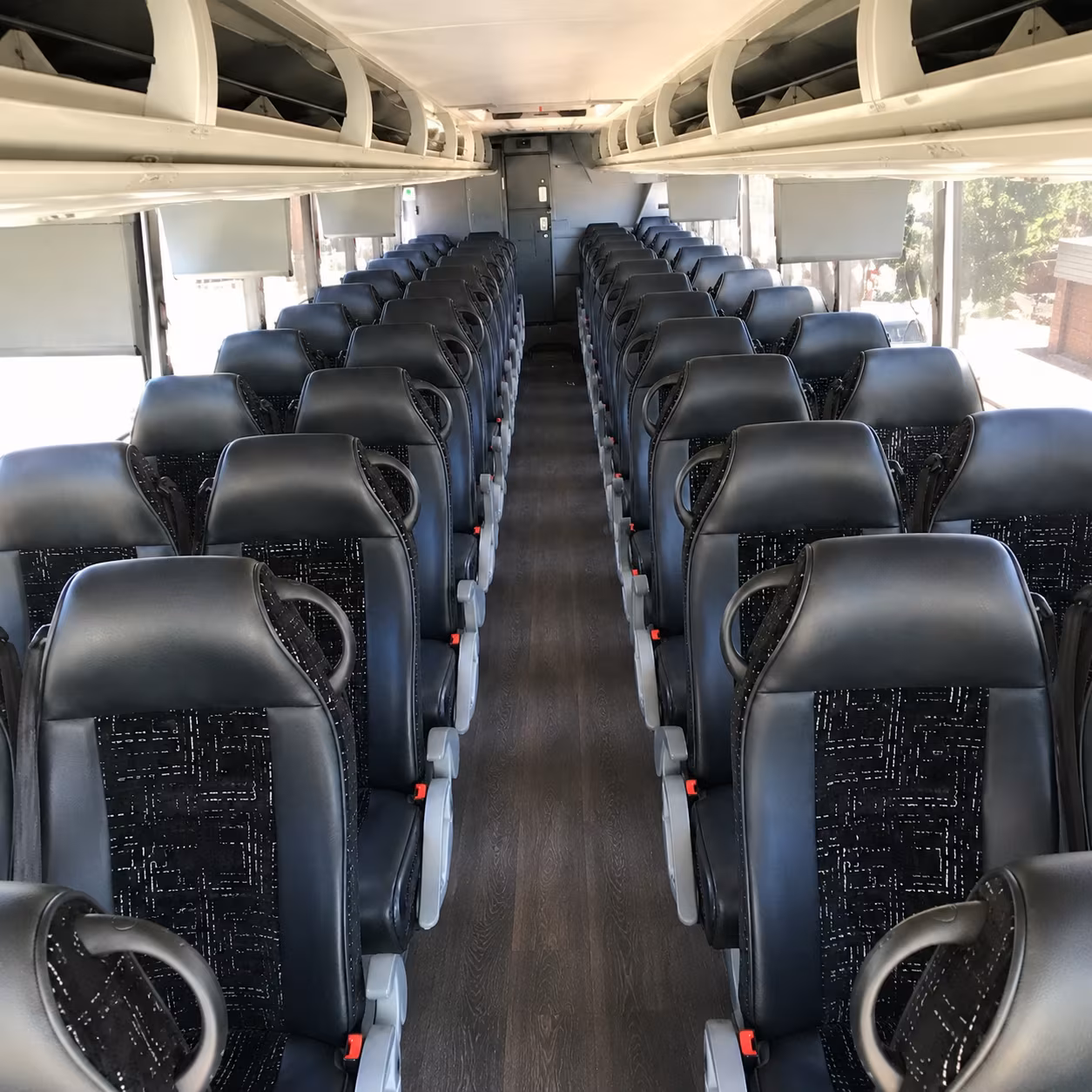 arlington charter bus inside
