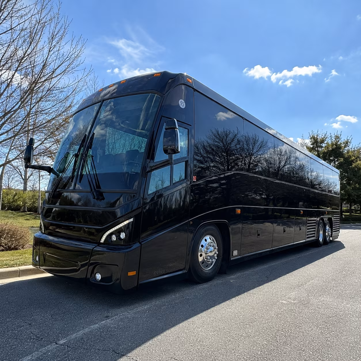 arlington concert charter bus rental