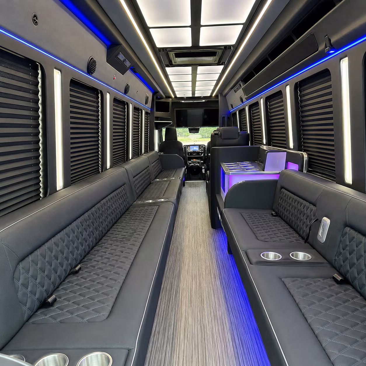 arlington party bus inside