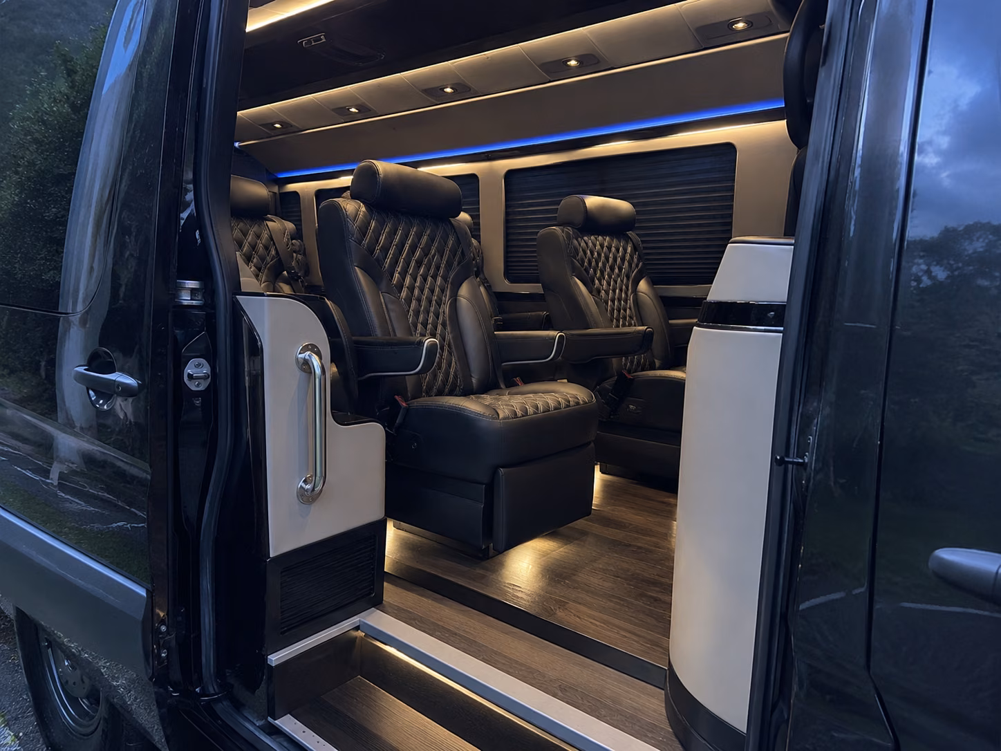 arlington sprinter van with driver interior