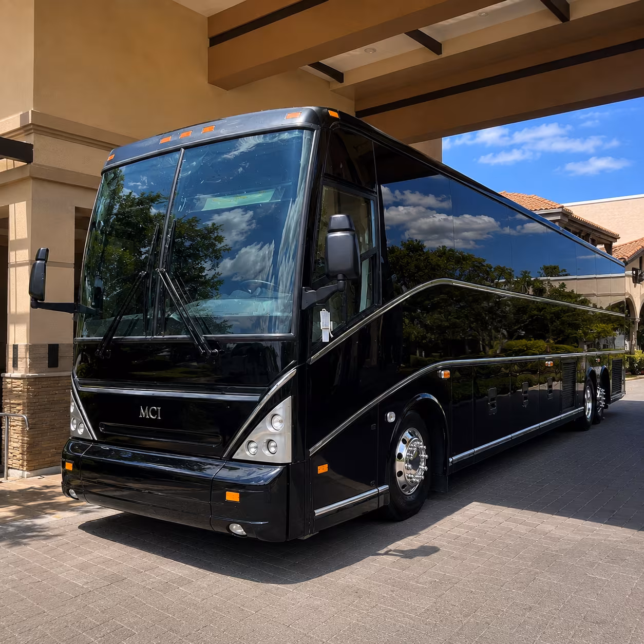 charter buses for arlington area college campus tours and high school visits